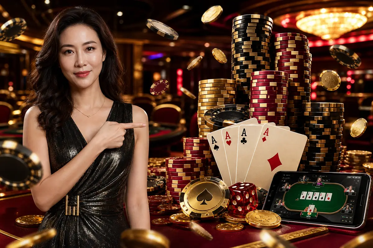 megah5 Casino meja dealer langsung